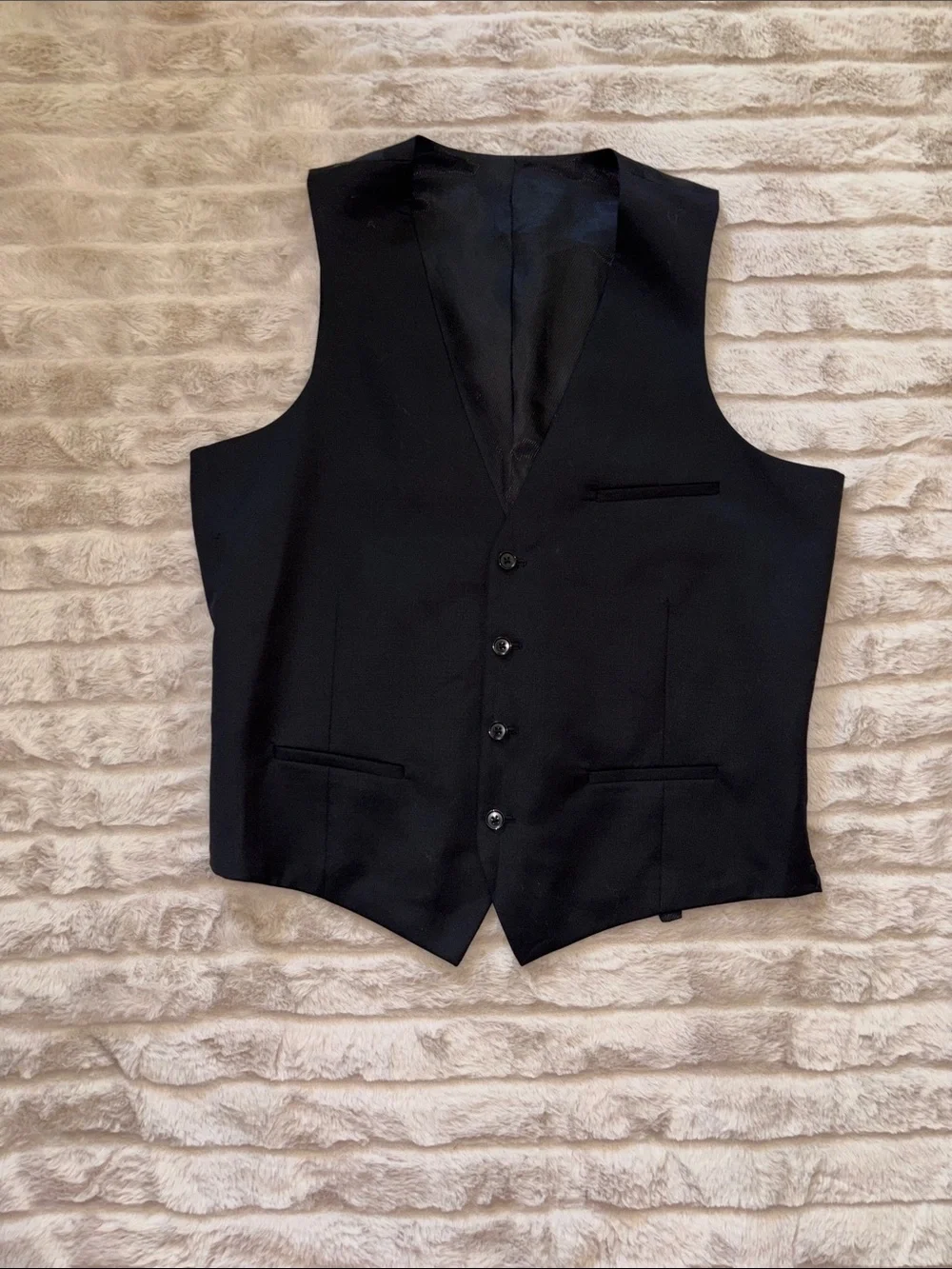 Express Men's Black Tailored Dress Vest